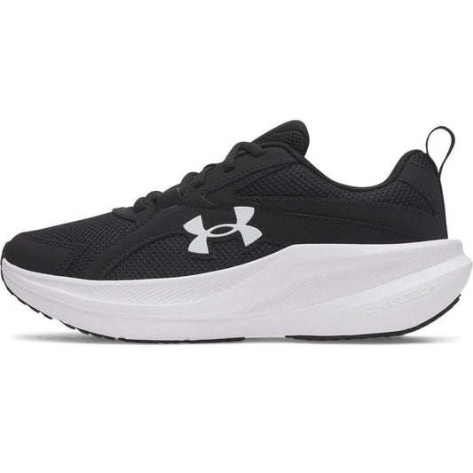 Under Armour Women's Charged Assert 11, (001) Black/Black/White, 10, US