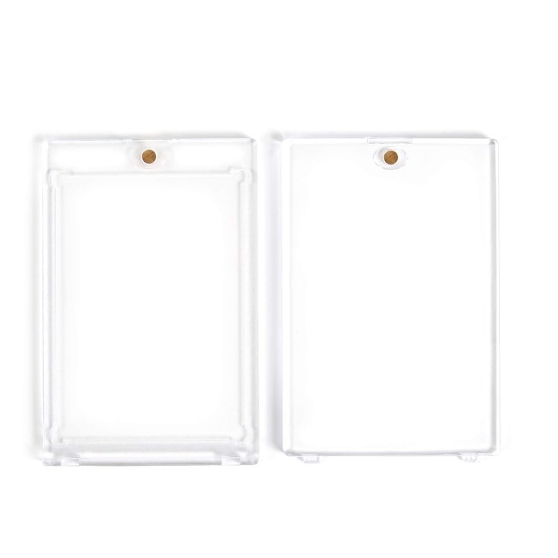 Vault X Magnetic Card Holder 35pt (5 Pack), Clear One Touch Hard Cases, UV Protection, for Trading Cards