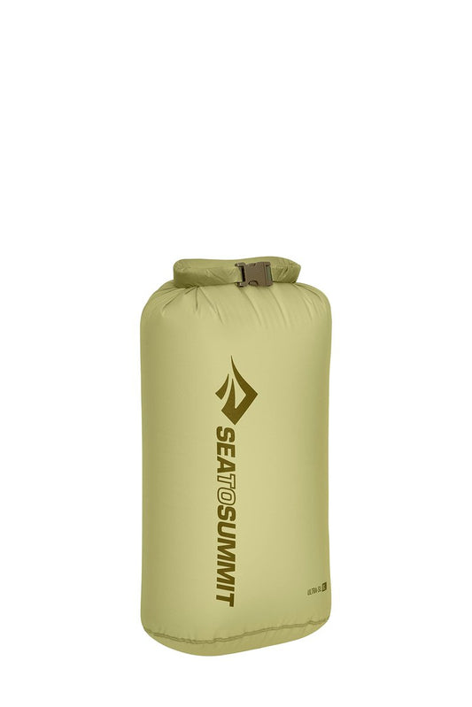 Sea to Summit Ultra-Sil Dry Bag, Ultralight Waterproof Dry Storage, 8 Liter, Tarragon Green