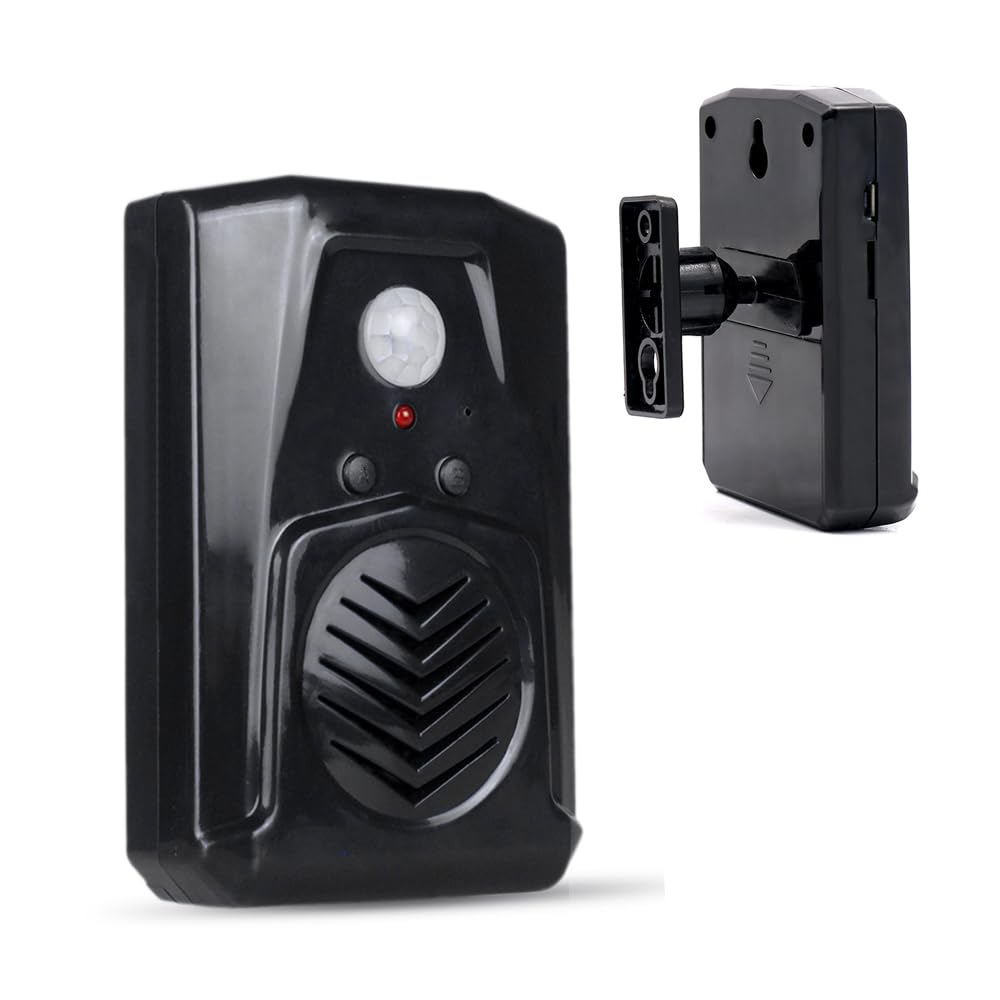 Replaceable Voice Motion Sensor PIR Infrared Sound Player Haunted House Scream Box Speaker with USB Download Function Christmas MP3 Horror Happy Music Motion Activated Voice Playe