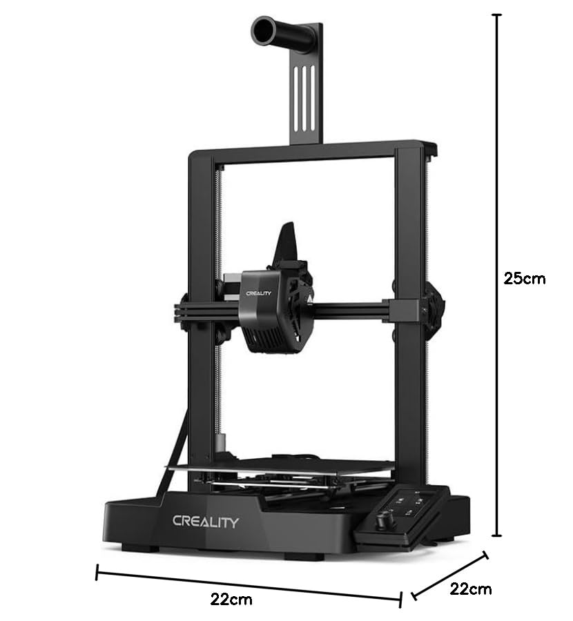 Creality Ender 3 V3 SE 3D Printer with CR Touch Auto Leveling, Sprite Direct Extruder, Dual Z & Y-axis, 250mm/s FDM Speed and 8.66 x 8.66 x 9.84in Print Size - Upgraded for Easy Beginners