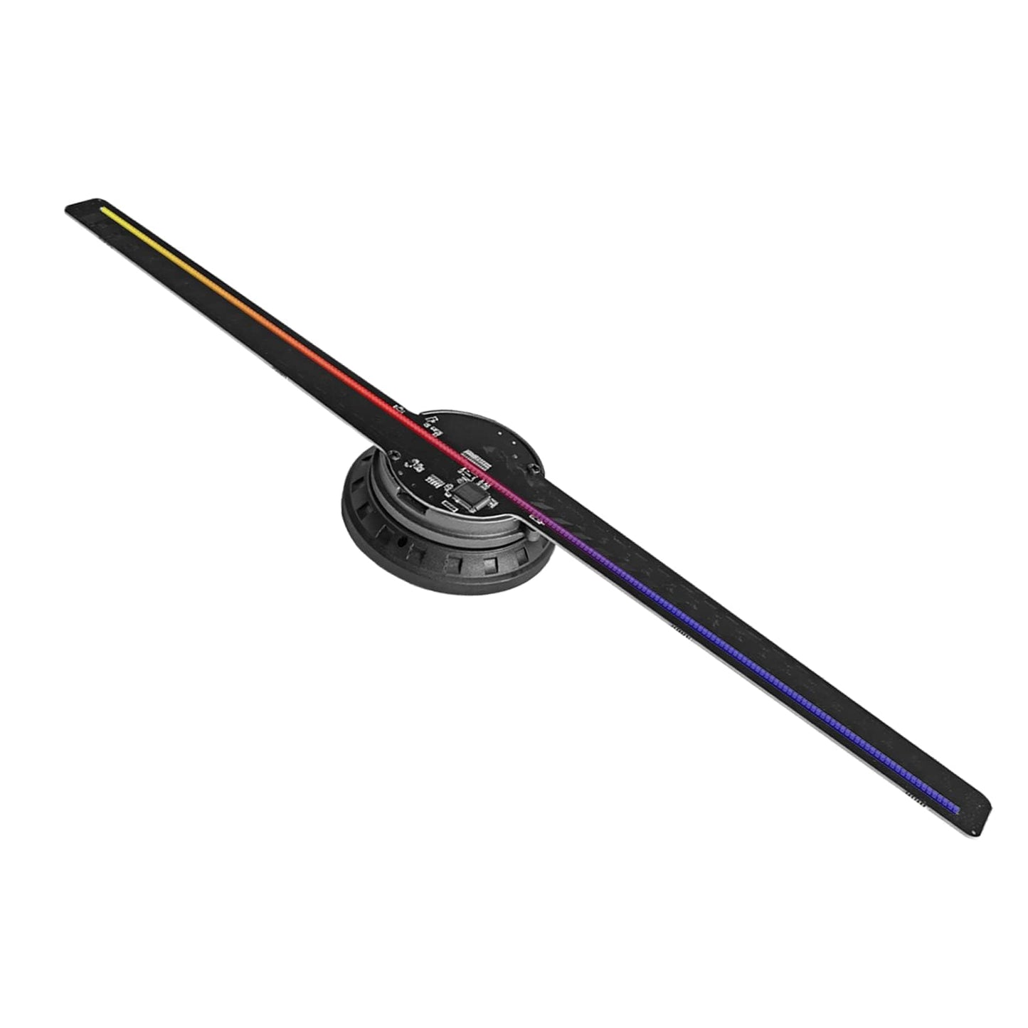 3D Hologram Fan, Hologram Fan Projector Screwless Led Lights with App and WiFi, HD LED 2000*1444PX Resolution, and Bluetooth for Bar, Shop, Halloween, Christmas(16.5 " (WiFi+remote control+Bluetooth)）