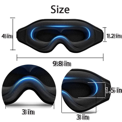 Eye Mask for Lash Extensions, Sleep Mask for Lash Extensions for Women Men, Zero Eye Pressure 3D Contoured Lash Extension Sleep Mask, Lash Protector Breathable Soft Shade Cover for Travel Yoga Nap