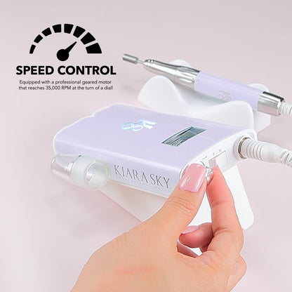 Kiara Sky Beyond Pro Nail Drill | Portable, Rechargeable & Cordles | Pink