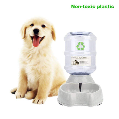 Old Tjikko Pet Water Dispenser,Cat Water Bowl,Dog Water Bowl Automatic,Large Automatic Drinking Fountain for Cat Dog,3.8L