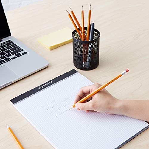 Amazon Basics Woodcased Classroom 2 Pencils with Erasers, Pre-sharpened, HB Lead, Value Pack of 30 count, Orange