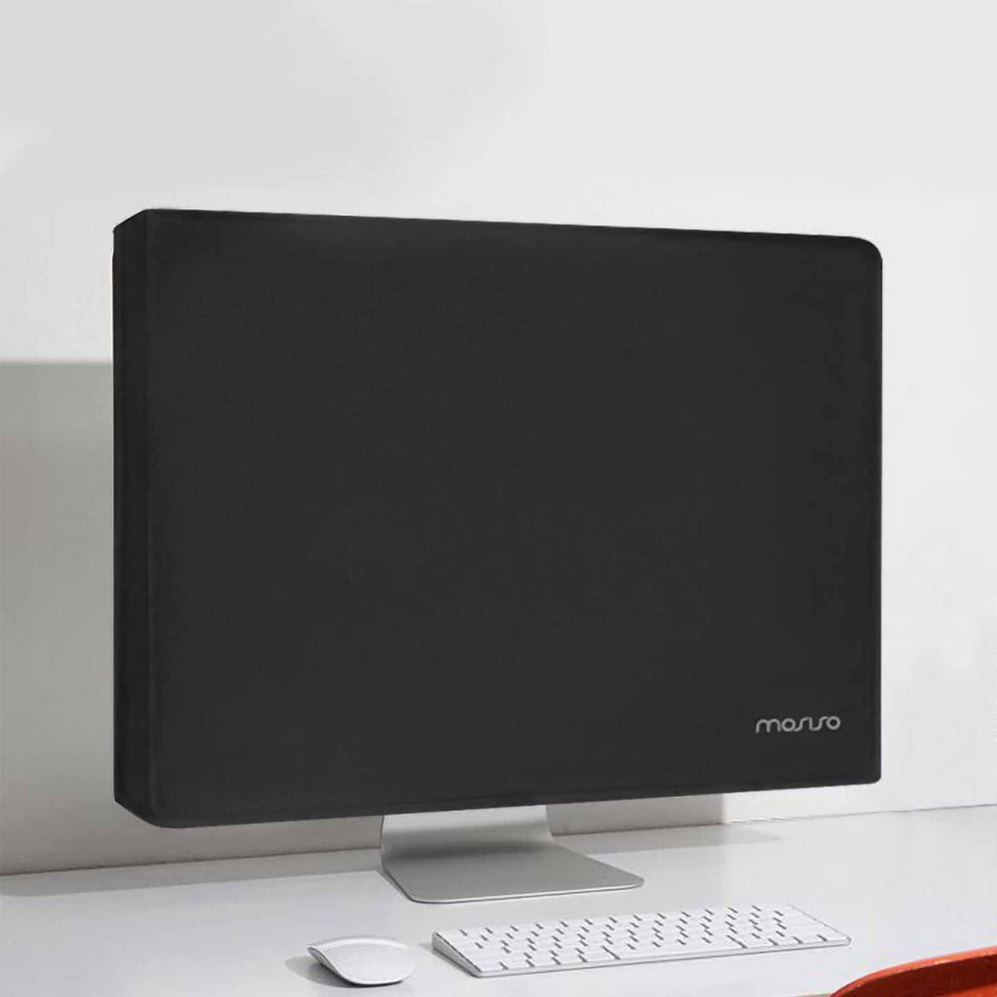 MOSISO Monitor Dust Cover 32, 33, 34, 35 inch Anti-Static Dustproof LCD/LED/HD Panel Case Computer Screen Protective Sleeve Compatible with 32-34 inch PC, Desktop and TV, Black