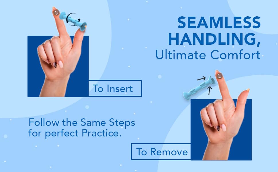 OptiWand 2 Pack - Small Portable Soft Contact Lens Removal & Insertion Tools - Silicone Rubber Eye Lens Inserter & Remover Device with Pincher End & Finger Grips Safe & Easy to Use, Travel Size 1.75"