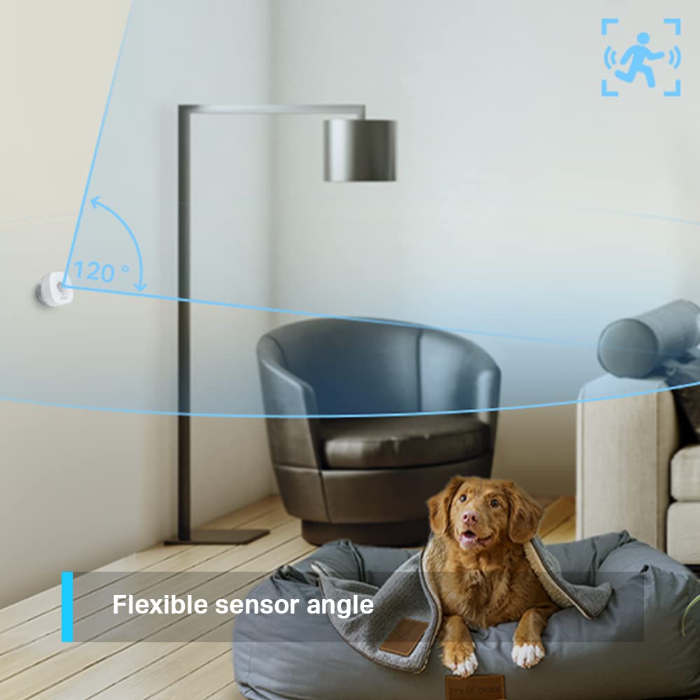 Tapo T100 Smart Motion Sensor, Motion Detectors, Wide Range Detection, Instant Alerts, Hands-Free Motion-Activated Lighting, Energy Saving, Battery Included(Packaging may vary)