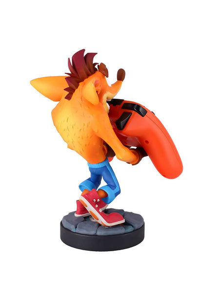 Exquisite Gaming: Crash Bandicoot 4 - Original Mobile Phone & Gaming Controller Holder, Device Stand, Cable Guys, Licensed Figure