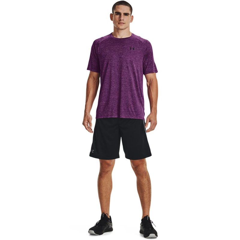 Under Armour Men's Tech 2.0 Short-Sleeve T-Shirt, Hendrix (529)/Black, Small