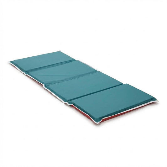 Children's Factory Toddler Nap Mats, Hand-Washable Soft Nap Mat with Pillow for Preschool and Daycare, Red and Green, Set of 10