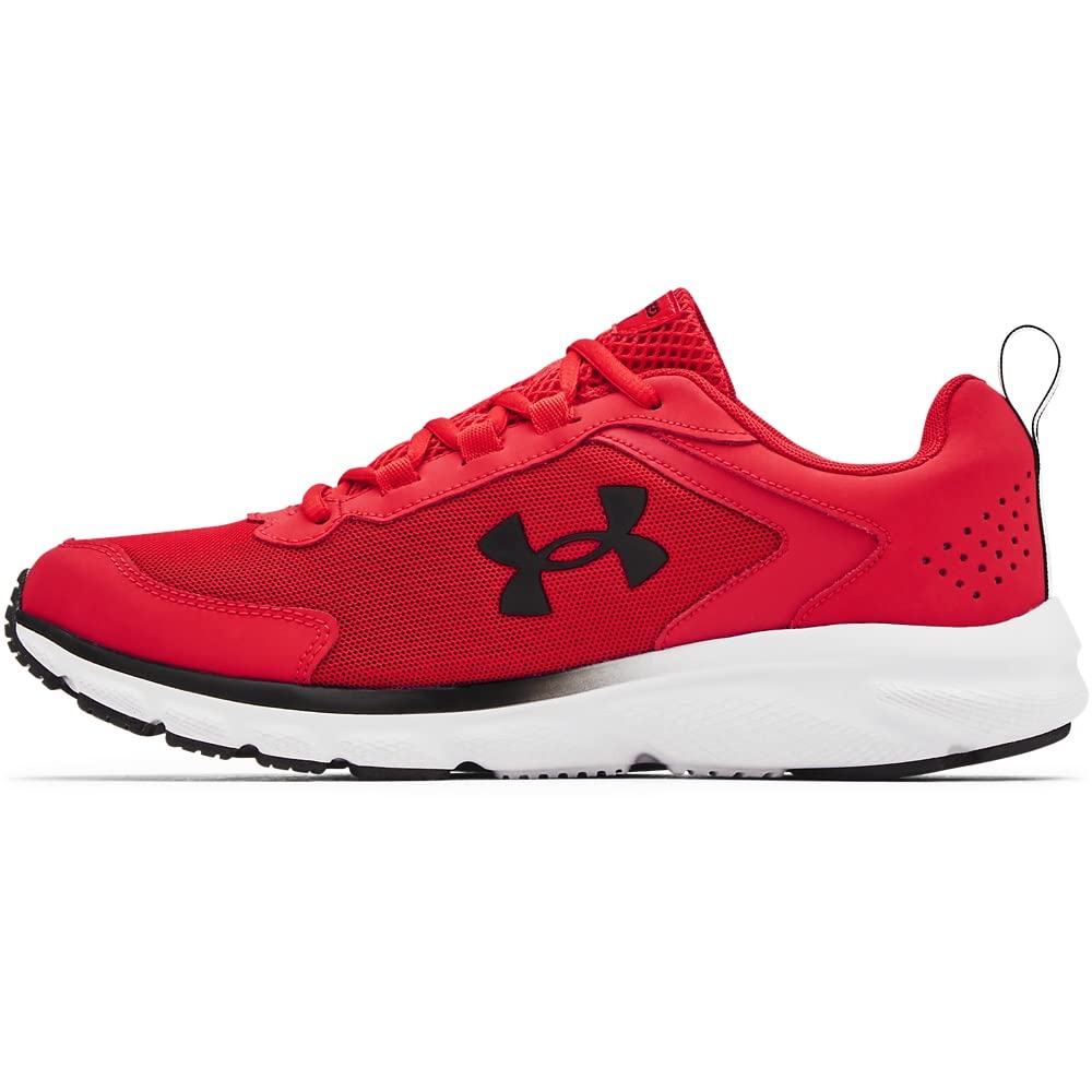 Under Armour Mens Charged Assert 9 Running Shoe, Red (600 White, 12.5 US