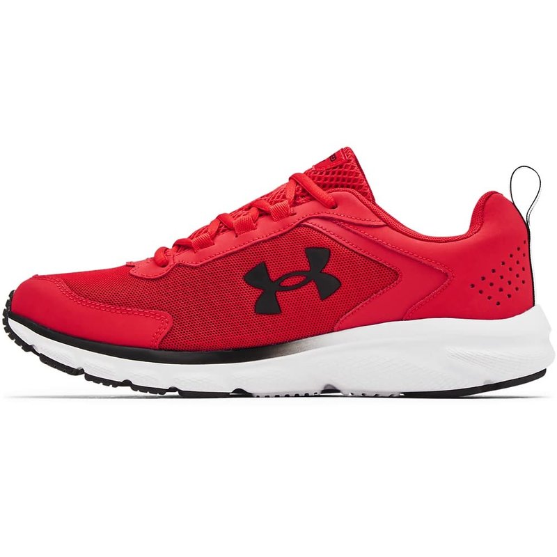 Under Armour Men's Charged Assert 9, Red (600)/White, 9 M US