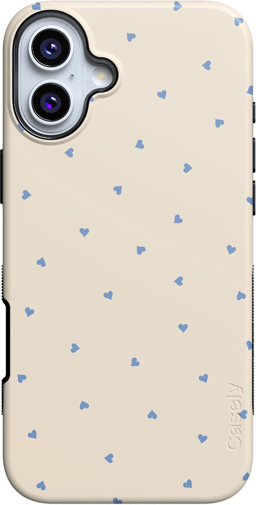 Casely iPhone 16 Case | Nantucket Cottage | Blue Hydrangea | Compatible with MagSafe | Bold Protective Design