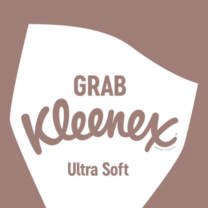 Kleenex Tissues - Ultra Soft Tissues, 12 Tissue Boxes (960 Facial Tissues) ,Pack of 12, 960.0 count