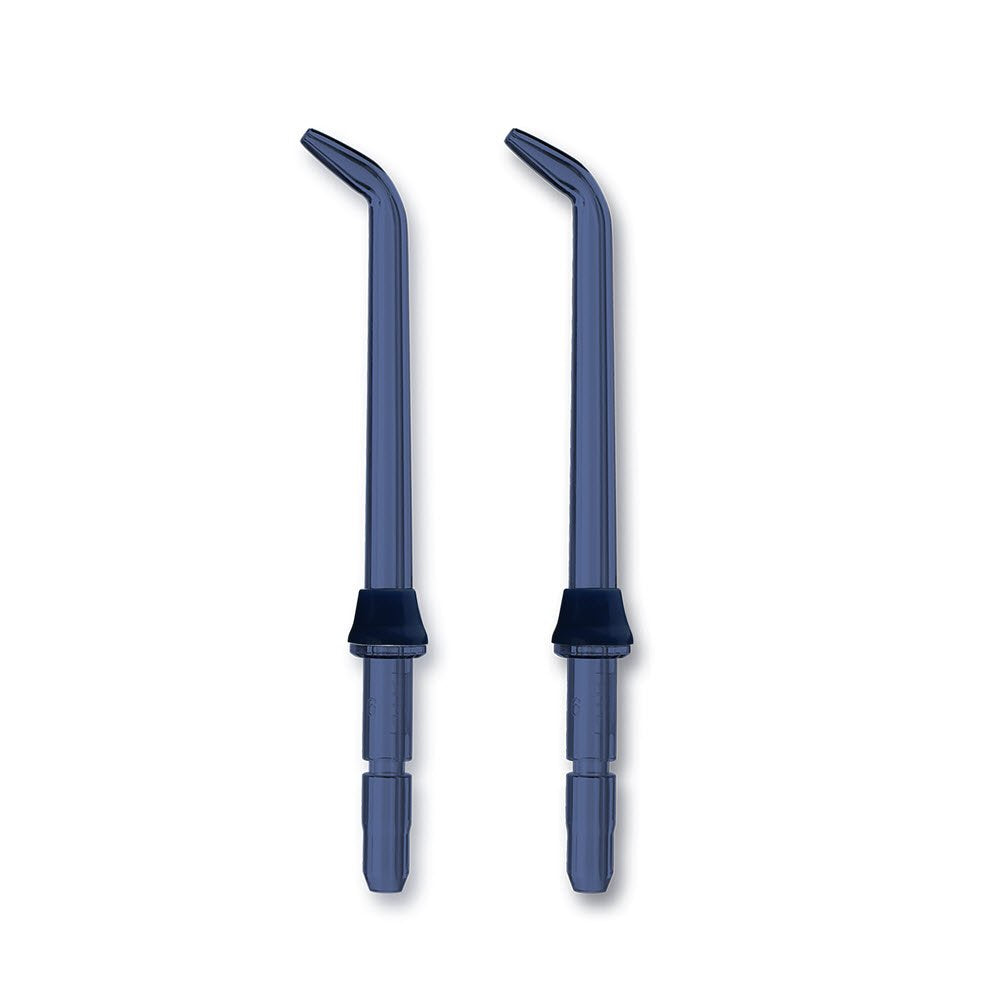 Waterpik Genuine Precision Low-Flow Tips Replacement for the WP-360 Cordless Handheld Water Flosser (Formerly Classic Jet) Refill Heads Nozzles JT-360E, 2 Count, Blue