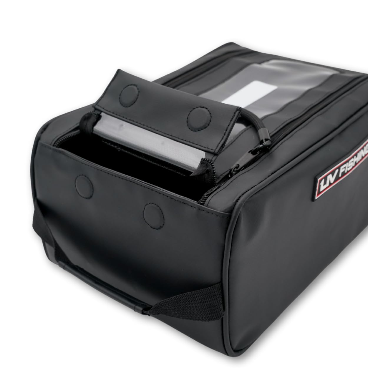 LIV FISHING EZ Standard Tackle Bag - Tackle Storage Bag, Durable, Waterproof Material, Easy-grip Pull Handle for Quick, Effortless Access, Standard Size