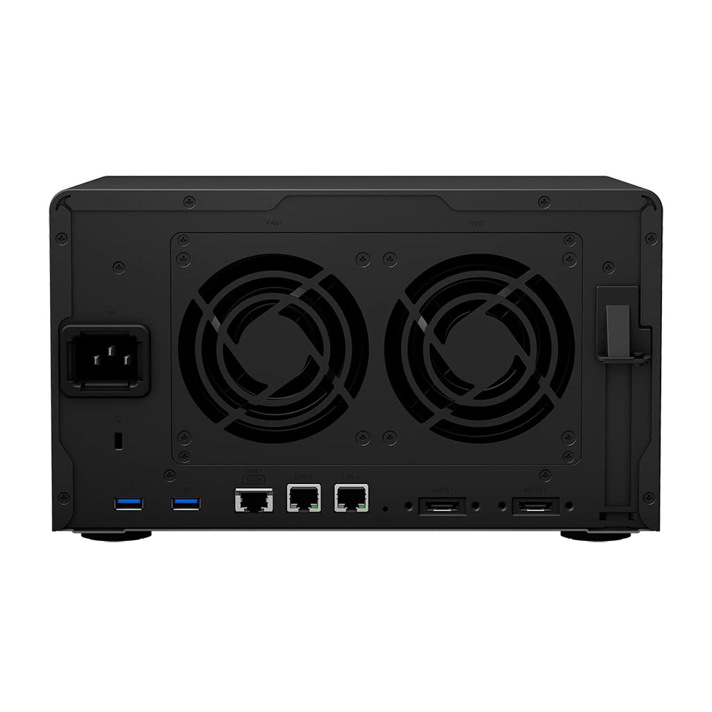 Synology DiskStation DS1621xs+ NAS Server with Xeon 2.2GHz CPU, 32GB Memory, 12TB SSD Storage, 1TB M.2 NVMe SSD, 1 x 10GbE LAN Port, DSM Operating System