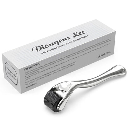Derma Roller Stainless Steel - Microderma Roller - Microneedle Roller with Case-Personal Use Microneedling Roller -192 Micro Needle Dermal Roller