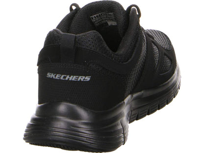 Skechers Burns Agoura, Men's Low-Top Sneakers, Black, 9 UK