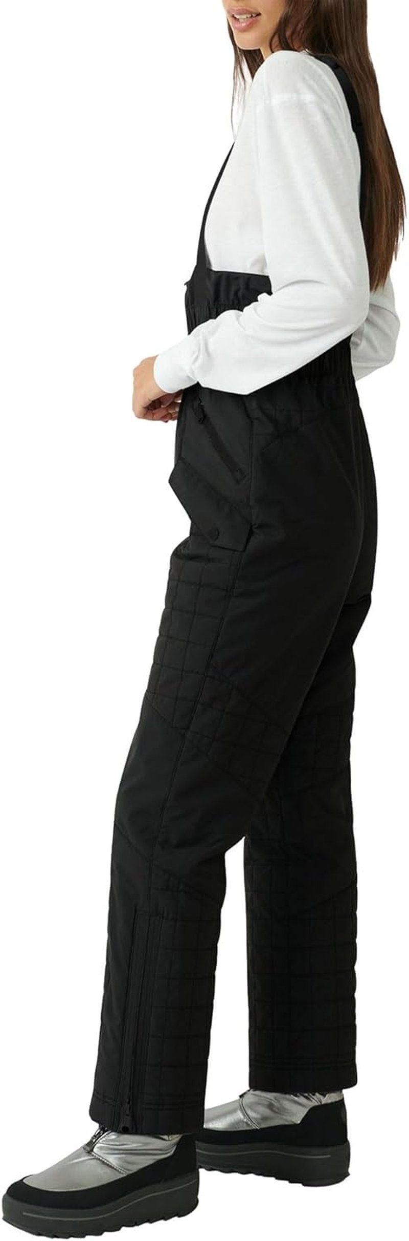 Womens Insulated Waterproof Snow Pants | Winter Ski Bibs S-2XL