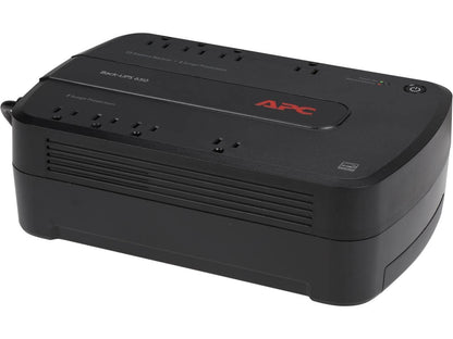 APC UPS Battery Backup Surge Protector, BE650G1, Dataline Protection, Backup Battery Power Supply