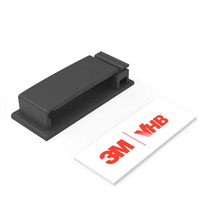 Cable Clips with Strong Self-Adhesive, XIAOXI Multipurpose Wire Clamps for Cable Management and Cable Runs, TV PC Wire Holder Sticky Tidy - (20pcs)