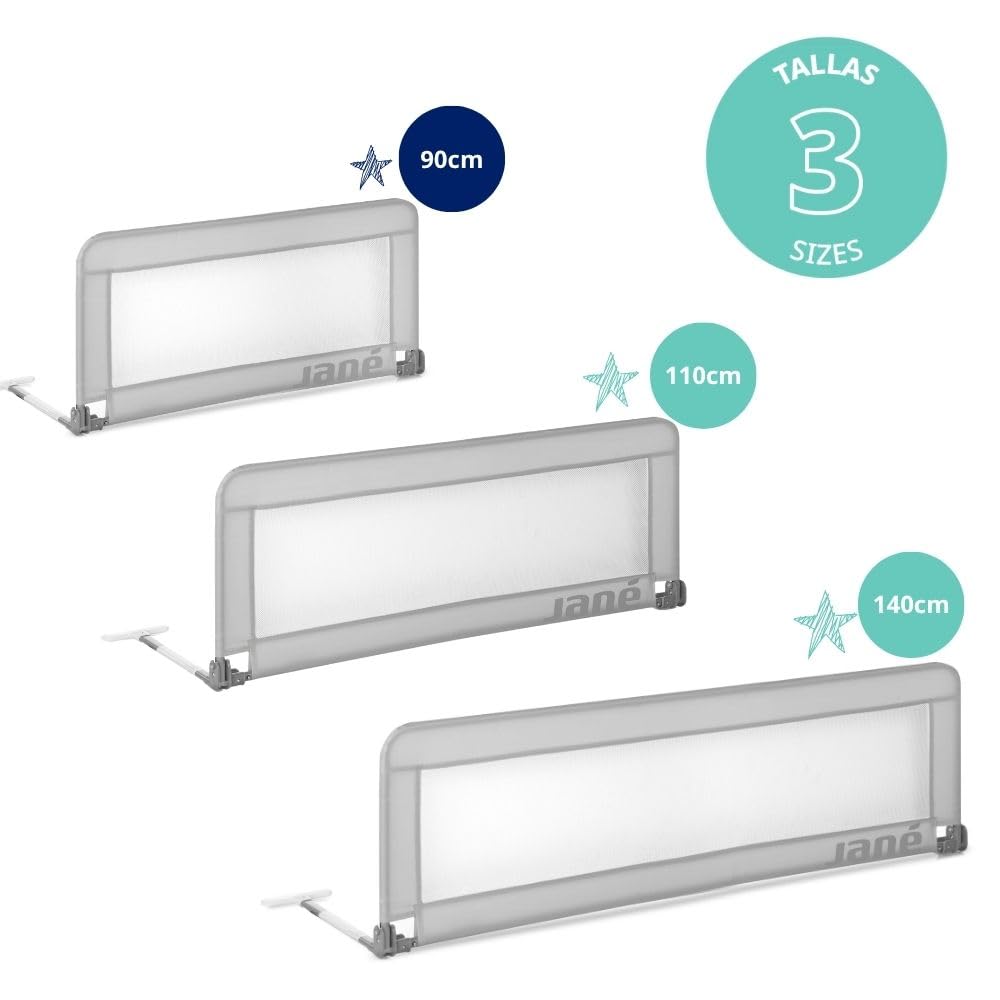 Jané Folding Bed Rail 90 cm Long Carry Bag Extra High Breathable