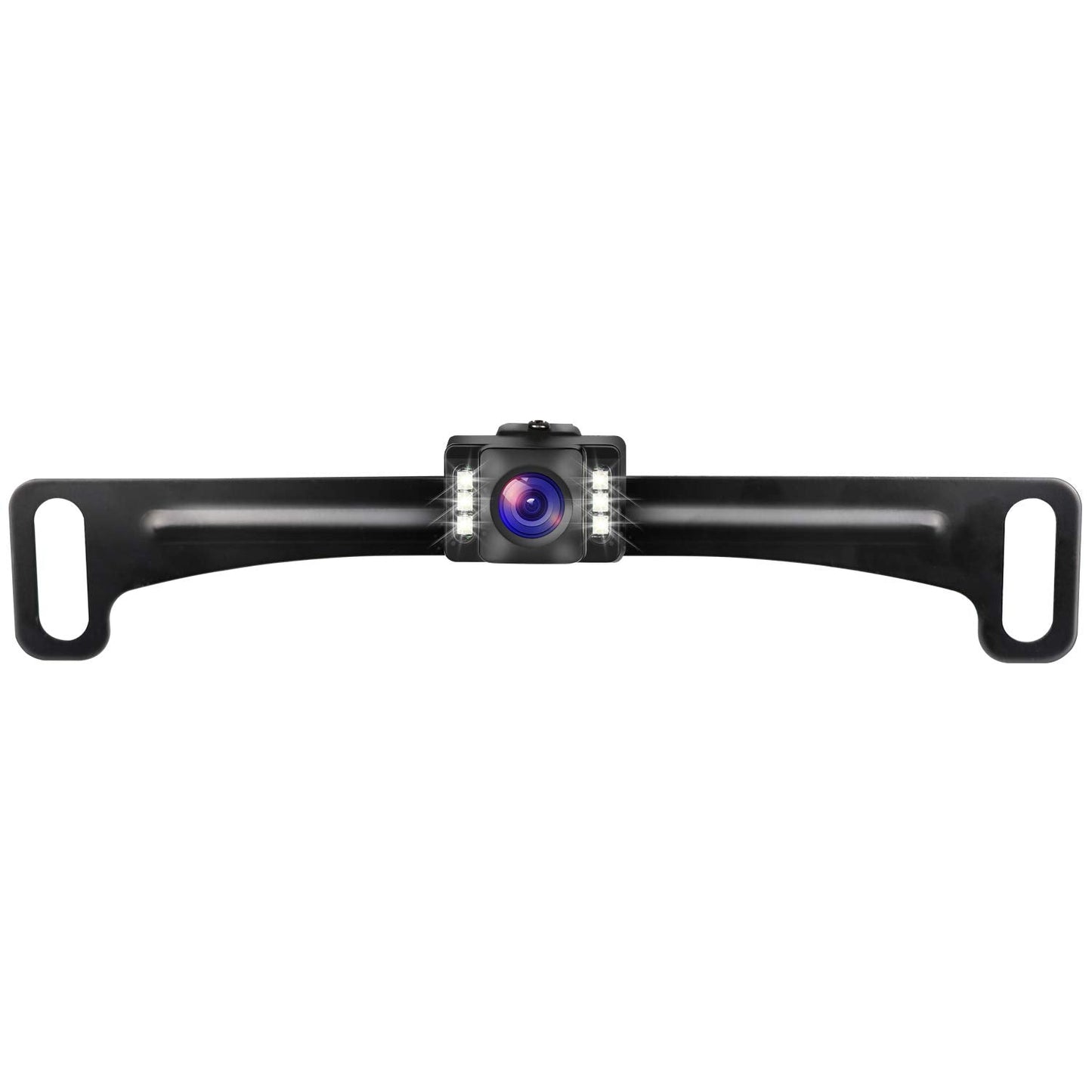 GLK Car Backup Camera HD Rear View Camera License Plate Backup Camera with Wide View Angle 6 LED Night Vision Waterproof Front & Back up Camera, Guide Line On/Off