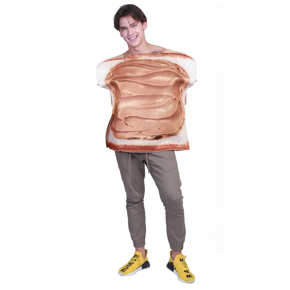 EraSpooky Couples Peanut Butter and Jelly Costume Halloween Party Funny Food Fancy Dress