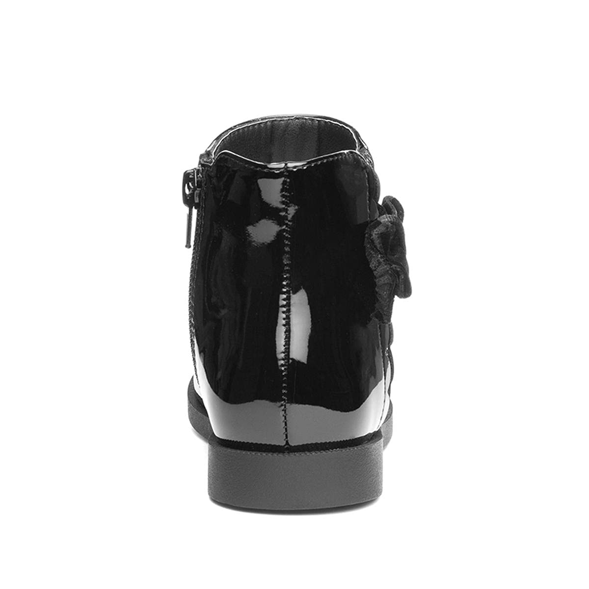 Walkright Lauren Girls Black Patent Ankle Boot - Size 13 Child UK - Black