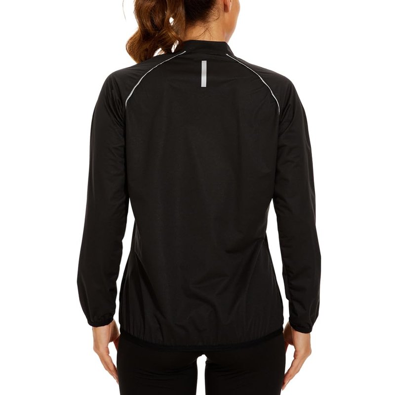 NINGMI Sauna Suit for Women Sweat Jackets Long Sleeve Shirt Weight Loss Workout Zipper Gym Exercise Body Shaper