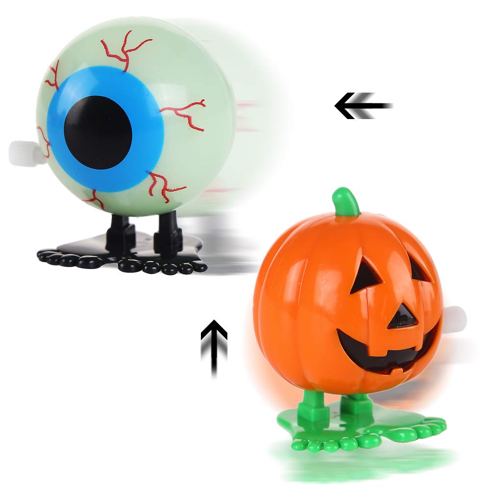 CCINEE 20 Packs Halloween Wind Up Toys Assorted Clockwork Toys for Goody Bag Filler