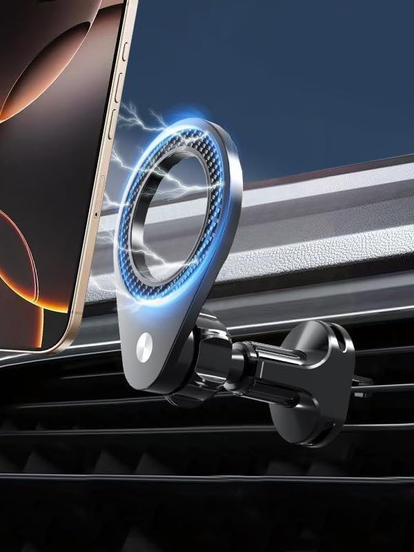Car Phone Holder for MagSafe Car Mount, Universal Car Air Vent for MagSafe Car Phone Holder Fit for All Phones, Black
