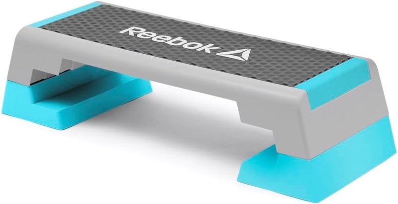 Reebok Adjustable Aerobic Step Platform - Multipurpose Fitness for HIIT & Strength Training | Ideal for Home Workouts