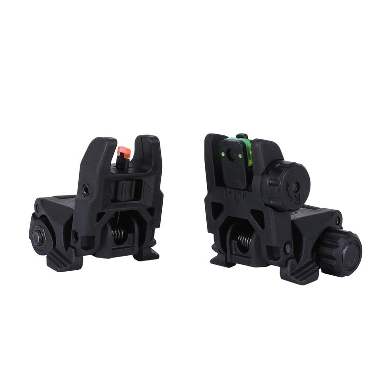 Fiber Optic Sights,Flip Up Front and Rear Backup Sights