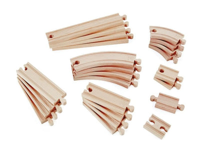 Hape Super Expansion Rail Pack - Wooden Train Track Accessories