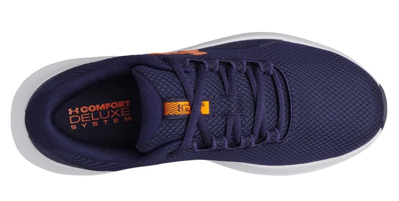 Under Armour Men Charged Rogue 4 Midnight Navy/Midnight Navy/Solar Orange 10 Medium