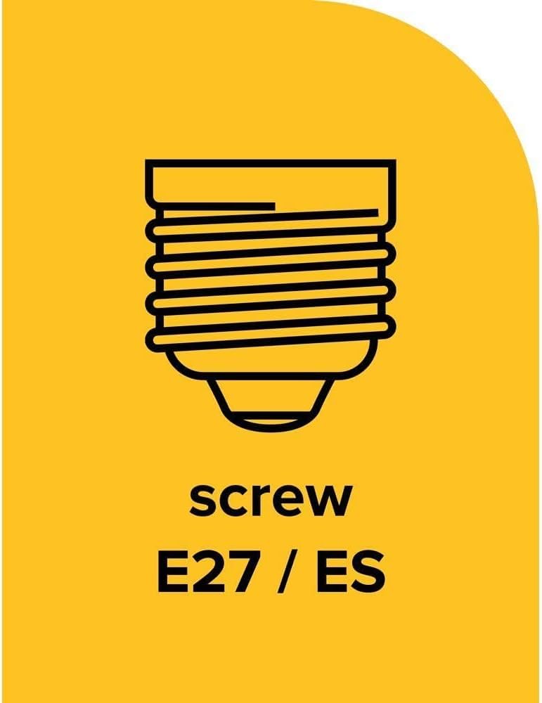 ST64 Vintage Light Bulbs with E27 Edison Screw Cap, Squirrel Cage Shaped Filament Bulb, 2700K Warm White Dimmable, Pack of 6