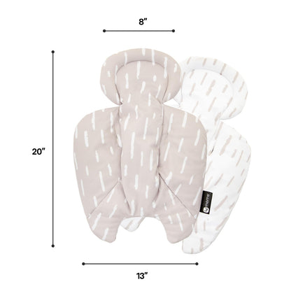 4moms RockaRoo and MamaRoo Infant Insert, Machine Washable, Soft, Plush Fabric, Reversible Design, Sand