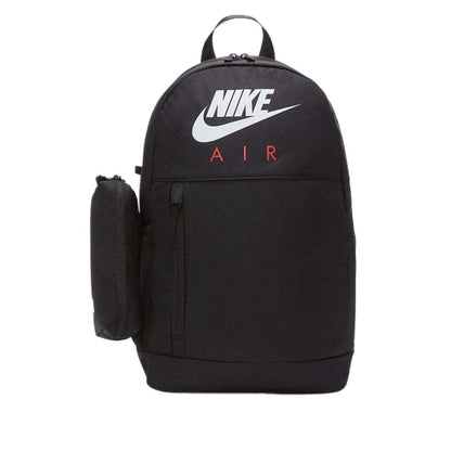 Nike Elemental Backpack, Black/Black/Red, One Size, Backpack
