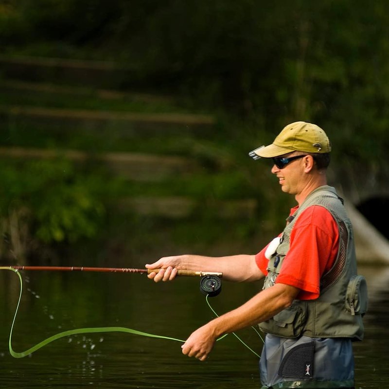 HERCULES Pre-Tied Loop Fly Fishing Leaders - 6 Pack with Tapered Wallet for Easy Storage
