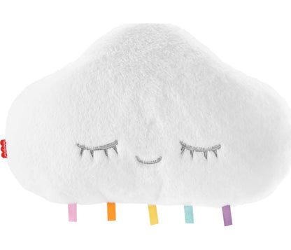 Fisher-Price Baby Sound Machine Twinkle & Cuddle Cloud Soother Crib-Attach Plush with Lights for Infant to Toddler, GJD44