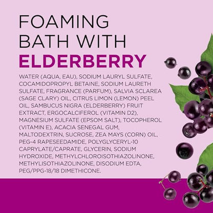 Dr Teal's Foaming Bath with Pure Epsom Salt, Relax & Relief with Eucalyptus & Spearmint, 34 fl oz (Pack of 2)