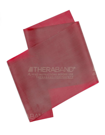 THERABAND Professional Latex Resistance Bands, Individual 6 Ft Elastic Band for Upper & Lower Body Exercise, Physical Therapy, Pilates, Home Workouts, 6 Foot, Blue, Extra Heavy, Level 5