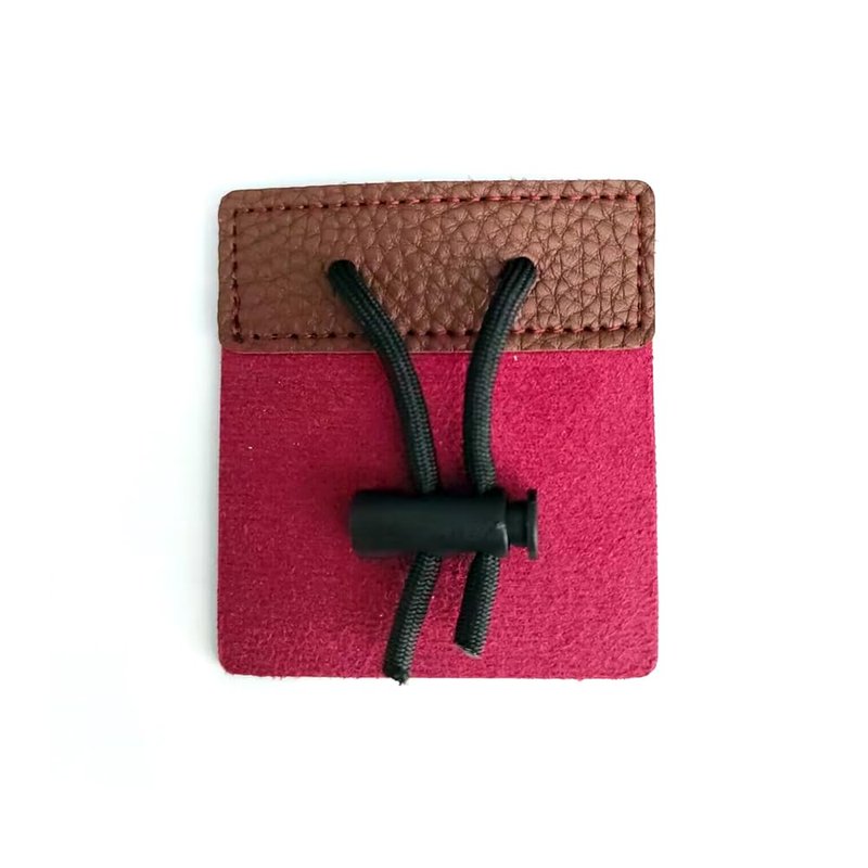 Windfulogo Square Leather Archery Finger Tab Long Bow Hand Protector for Right Hand Brown