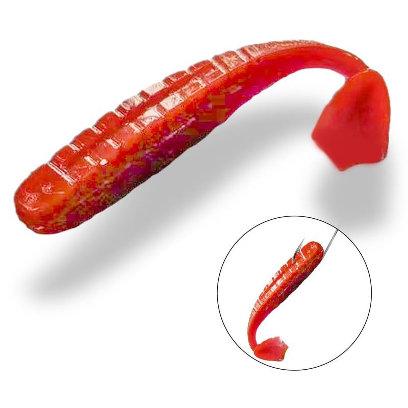 Swimbaits Paddle Tails, Soft Fishing Bait Lures TPE Floating Tail Swim Baits for Saltwater/Freshwater
