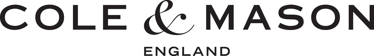 Cole & Mason H306119 Ramsgate Clear Salt and Pepper Mill Tray, Salt and Pepper Tray/Oil and Vinegar Bottles Tray, Acrylic, (H) 13 mm x (W) 95 mm x (D) 157 mm, Mills Not included