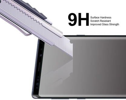 Supershieldz (2 Pack) Designed for Samsung Galaxy Note 9 Tempered Glass Screen Protector with (Easy Installation Tray) Anti Scratch, Bubble Free (Black)